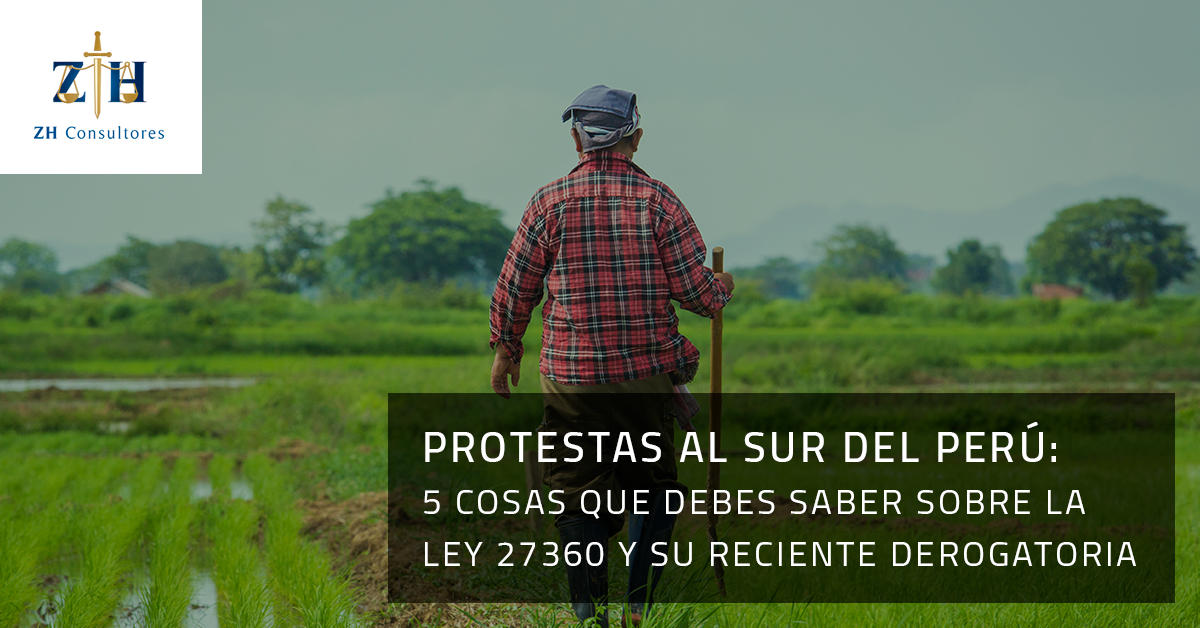 Protestas al sur del Perú: 5 cosas que debes saber sobre la Ley 27360 y su reciente derogatoria