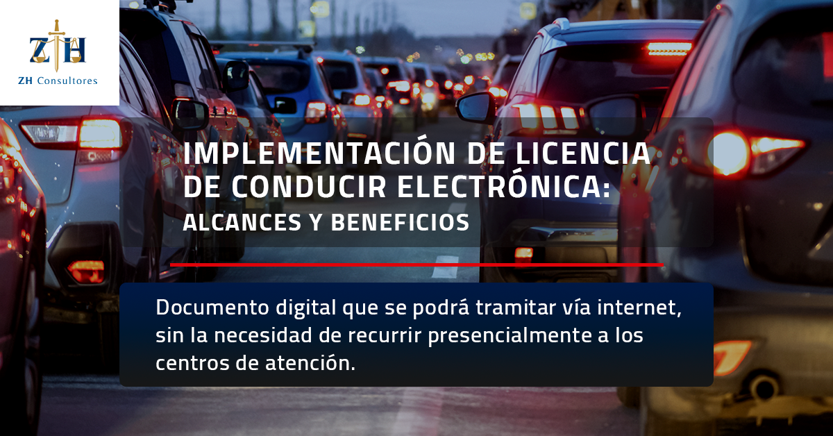 Implementación de licencia de conducir electrónica: Alcances y beneficios