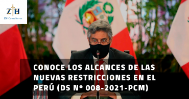 Conoce los alcances de las nuevas restricciones en el Perú (DS Nº 008-2021-PCM)