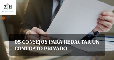 05 consejos para redactar un contrato privado