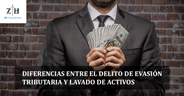 Diferencias entre el delito de evasión tributaria y lavado de activos