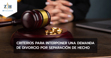 Criterios para interponer una demanda de divorcio por separación de hecho