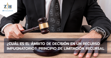 ¿Cuál es el ámbito de decisión en un recurso impugnatorio?: Principio de limitación recursal