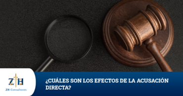 ¿Cuáles son los efectos de la acusación directa?