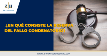 ¿En qué consiste la reserva del fallo condenatorio?