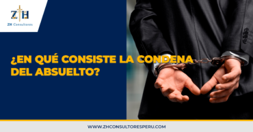 ¿En qué consiste la condena del absuelto?