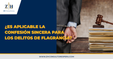 ¿Es aplicable la confesión sincera para los delitos de flagrancia?