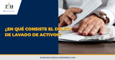 ¿En qué consiste el delito de lavado de activos?