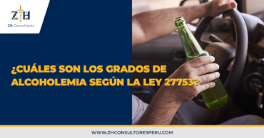 ¿Cuáles son los grados de alcoholemia según la ley 27753?