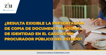 ¿Resulta exigible la presentación de copia de documento nacional de identidad en el caso de un procurador público del estado?