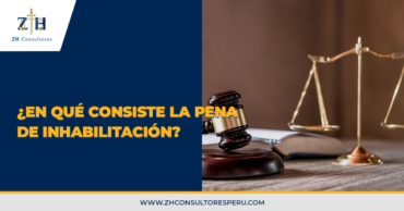 ¿En qué consiste la pena de inhabilitación?