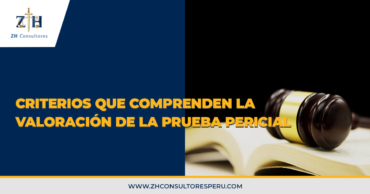 Criterios que comprenden la valoración de la prueba pericial