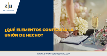 ¿Qué elementos configura la unión de hecho?