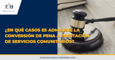 ¿En qué casos es admisible la conversión de pena a prestación de servicios comunitarios?