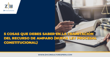 5 cosas que debes saber en la tramitación del recurso de amparo (Nueva ley procesal Constitucional)