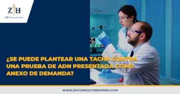 ¿Se puede plantear una tacha contra una prueba de ADN presentada como anexo de demanda?