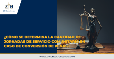 ¿Cómo se determina la cantidad de jornadas de servicio comunitario en caso de conversión de penas?