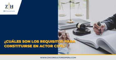 ¿Cuáles son los requisitos para constituirse en actor civil?