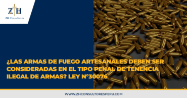 ¿Las armas de fuego artesanales deben ser consideradas en el tipo penal de tenencia ilegal de armas antes de la modificatoria de la Ley N°30076