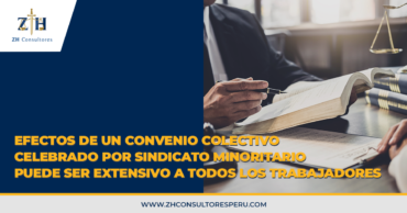 Efectos de un convenio colectivo celebrado por sindicato minoritario puede ser extensivo a todos los trabajadores, siempre que se encuentre expreso en el convenio