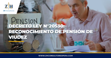 Decreto Ley N°20530: Reconocimiento de pensión de viudez por los servicios prestados por los trabajadores del Sector Público