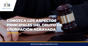 CONOZCA LOS ASPECTOS PRINCIPALES DEL DELITO DE USURPACIÓN AGRAVADA