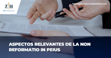 ASPECTOS RELEVANTES DE LA NON REFORMATIO IN PEIUS