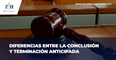 DIFERENCIAS ENTRE LA CONCLUSIÓN ANTICIPADA Y TERMINACIÓN ANTICIPADA