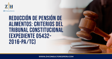 Reducción de Pensión de Alimentos: Criterios del Tribunal Constitucional (Expediente 05432-2016-PA/TC)