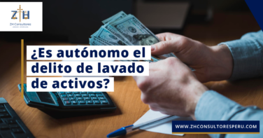 ¿Es autónomo el delito de lavado de activos?